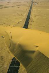 Duin Dune Road Cluster in the Nile Valley Egypt (6K)